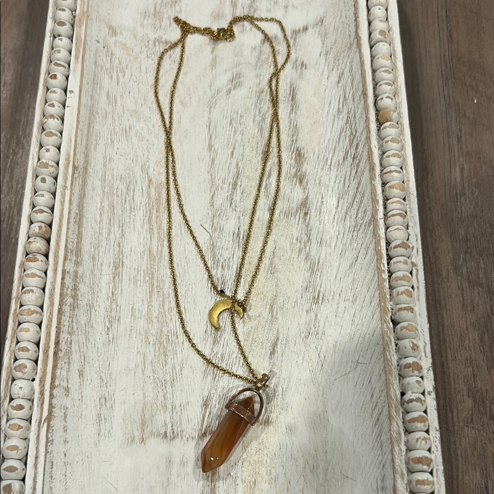 Carnelian Crystal Babes Bad B*tch Necklace